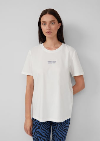 s.Oliver Shirt in Beige: voorkant