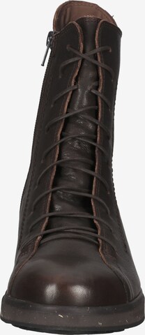 THINK! Lace-Up Ankle Boots in Brown