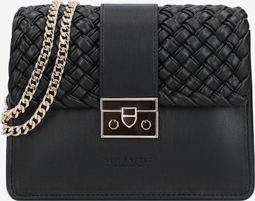 Seidenfelt Manufaktur Crossbody Bag 'Roros' in Black: front