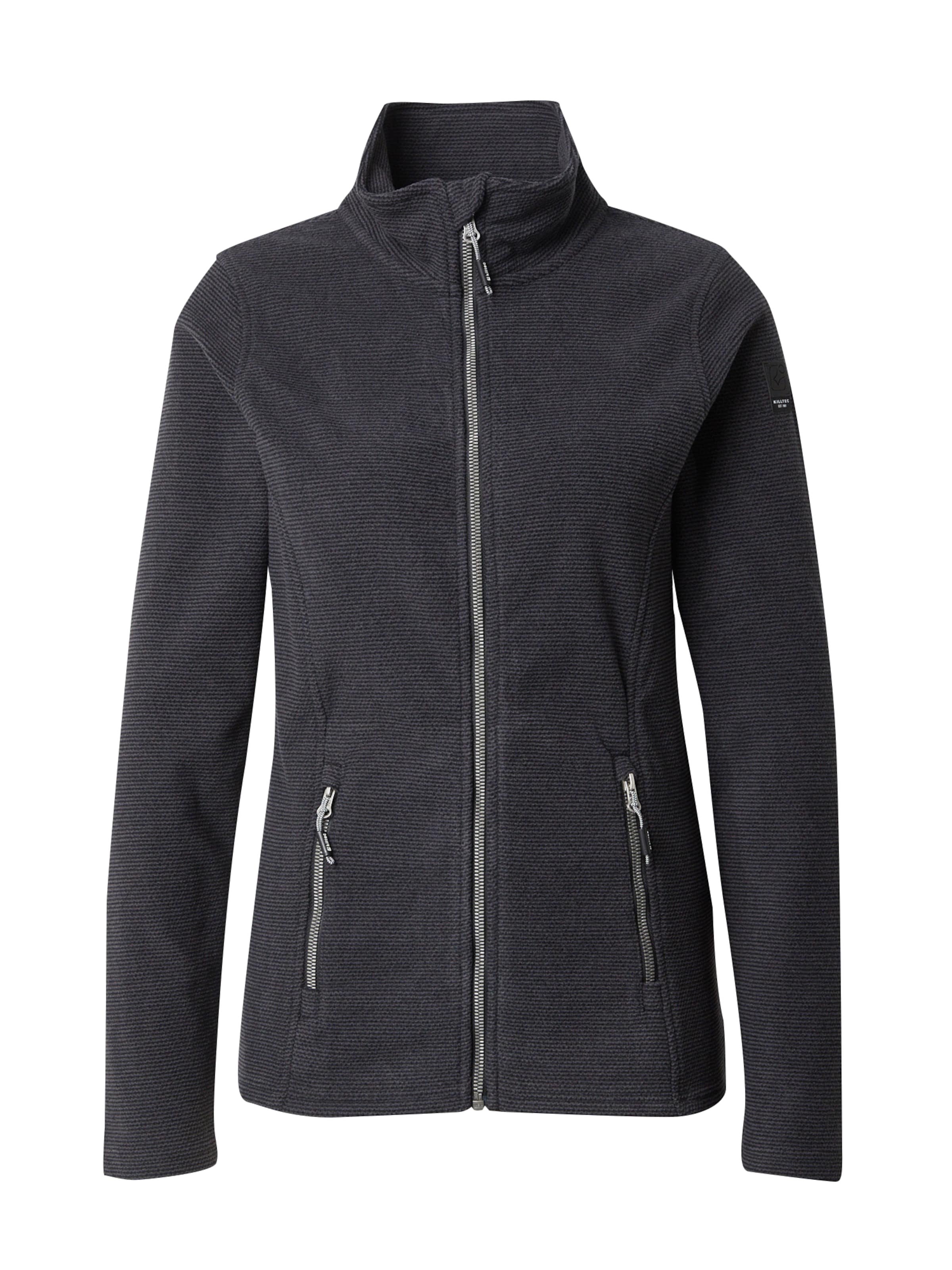 melns KILLTEC Funkcionāla flīsa jaka 'KOW 436': no priekšpuses