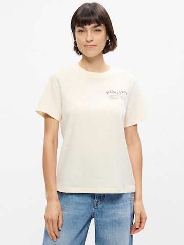 T-shirt SCOTCH & SODA en blanc : devant
