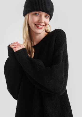 Robes en maille QS en noir