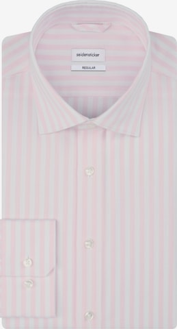 Coupe regular Chemise business SEIDENSTICKER en rose