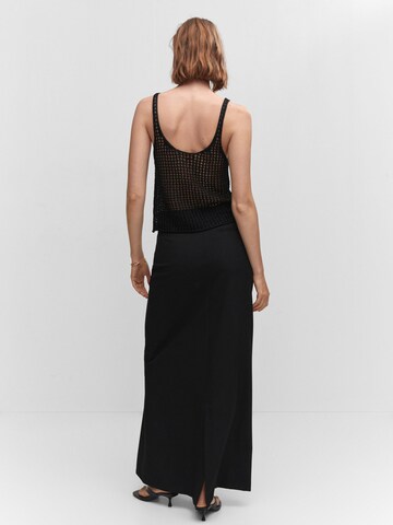 MANGO Top 'COLMENA' in Schwarz