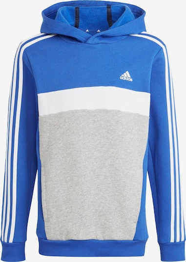 ADIDAS PERFORMANCE Sportief sweatshirt 'Tiberio' in de kleur Blauw / Grijs gemêleerd / Wit, Productweergave