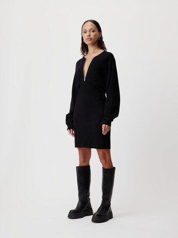 LeGer by Lena Gercke Knit dress 'Giana' in Black