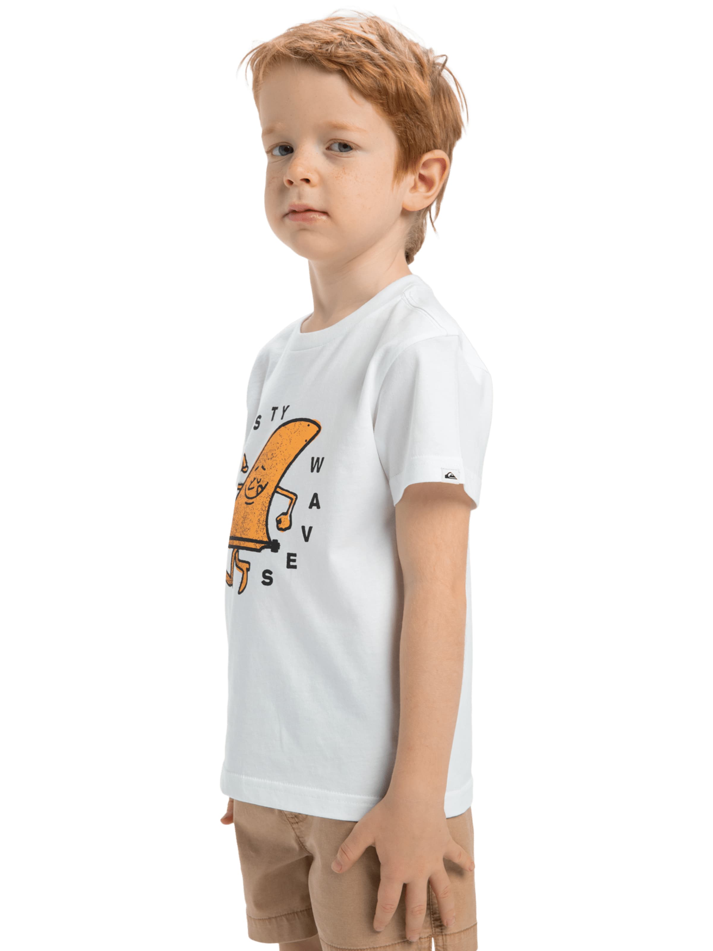 T-Shirt 'Tasty Waves' QUIKSILVER en blanc