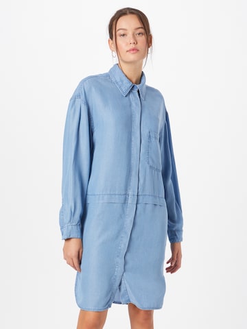 Tally Weijl Shirt Dress in Blue: front