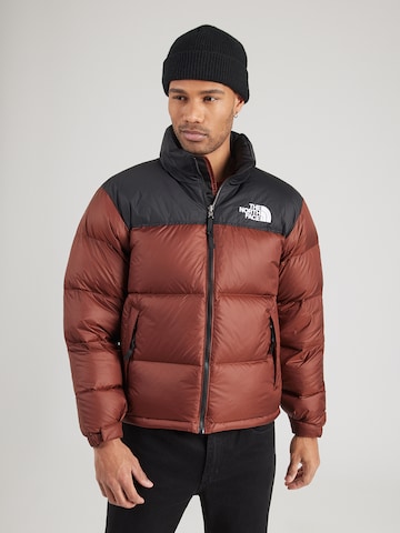 THE NORTH FACERegular Fit Zimska jakna '1996 Retro Nuptse' - smeđa boja: prednji dio