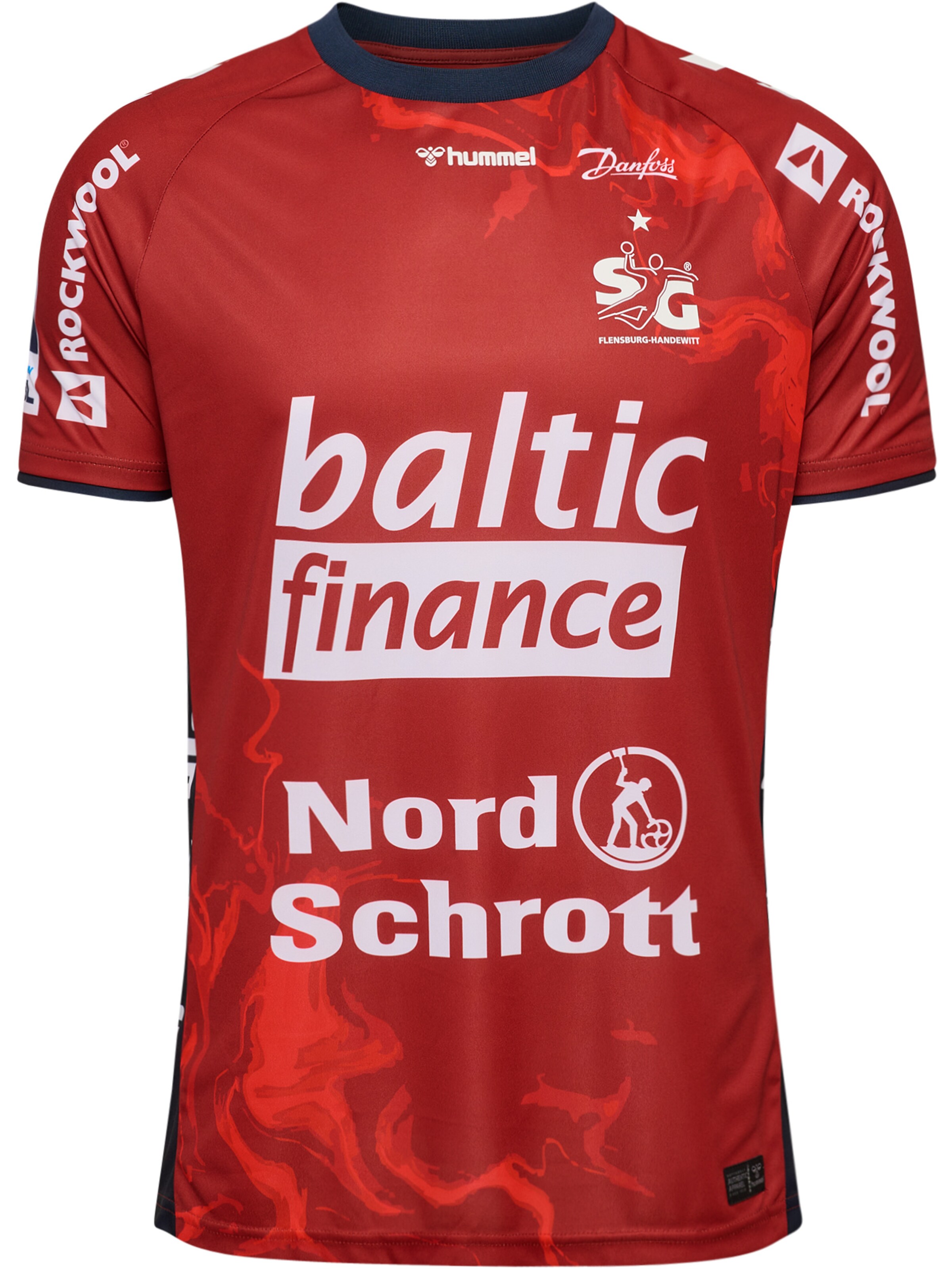 Hummel Fodboldtrøje 'SG FLENSBURG-HANDEWITT' i rød / hvid, Produktvisning