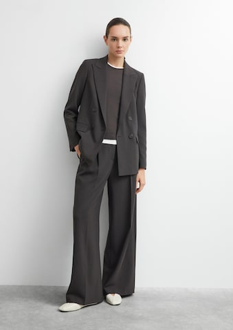 Wide Leg Pantalon à pince COMMA en marron