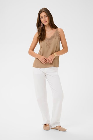 Cream Top 'CRAnna' w kolorze brązowy