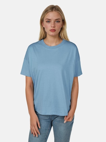 salzhaut T-Shirt 'Leev' in Blau: Vorderseite