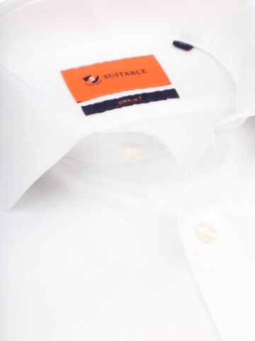 Suitable Slim fit Button Up Shirt in White