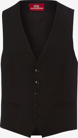 Gilet de costume 'Wesdon' Finshley & Harding London en noir : devant