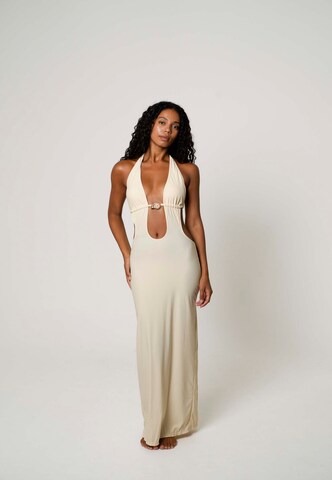 Moda Minx Dress 'Nautilus Shell' in White: front
