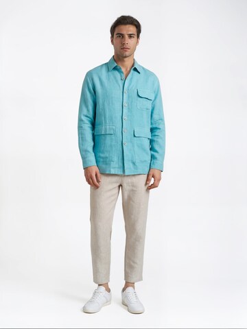 Haris Cotton Between-season jacket 'Haris Cotton' in Blue