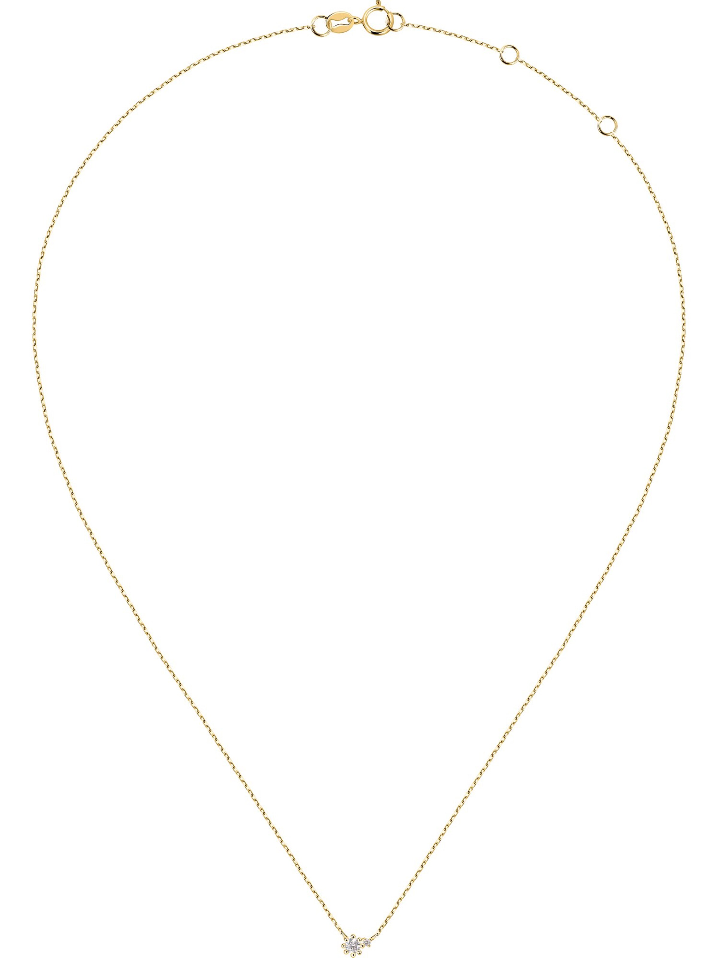 Live Diamond Kette in Gold: Vorderseite