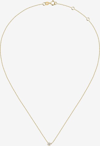 Live Diamond Necklace in Gold: front