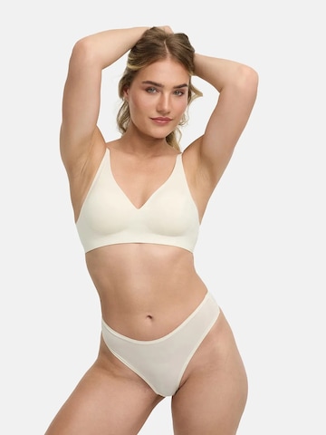 cfabPush-up Grudnjak 'Low Back Compact Light Push-Up BH' - bijela boja: prednji dio