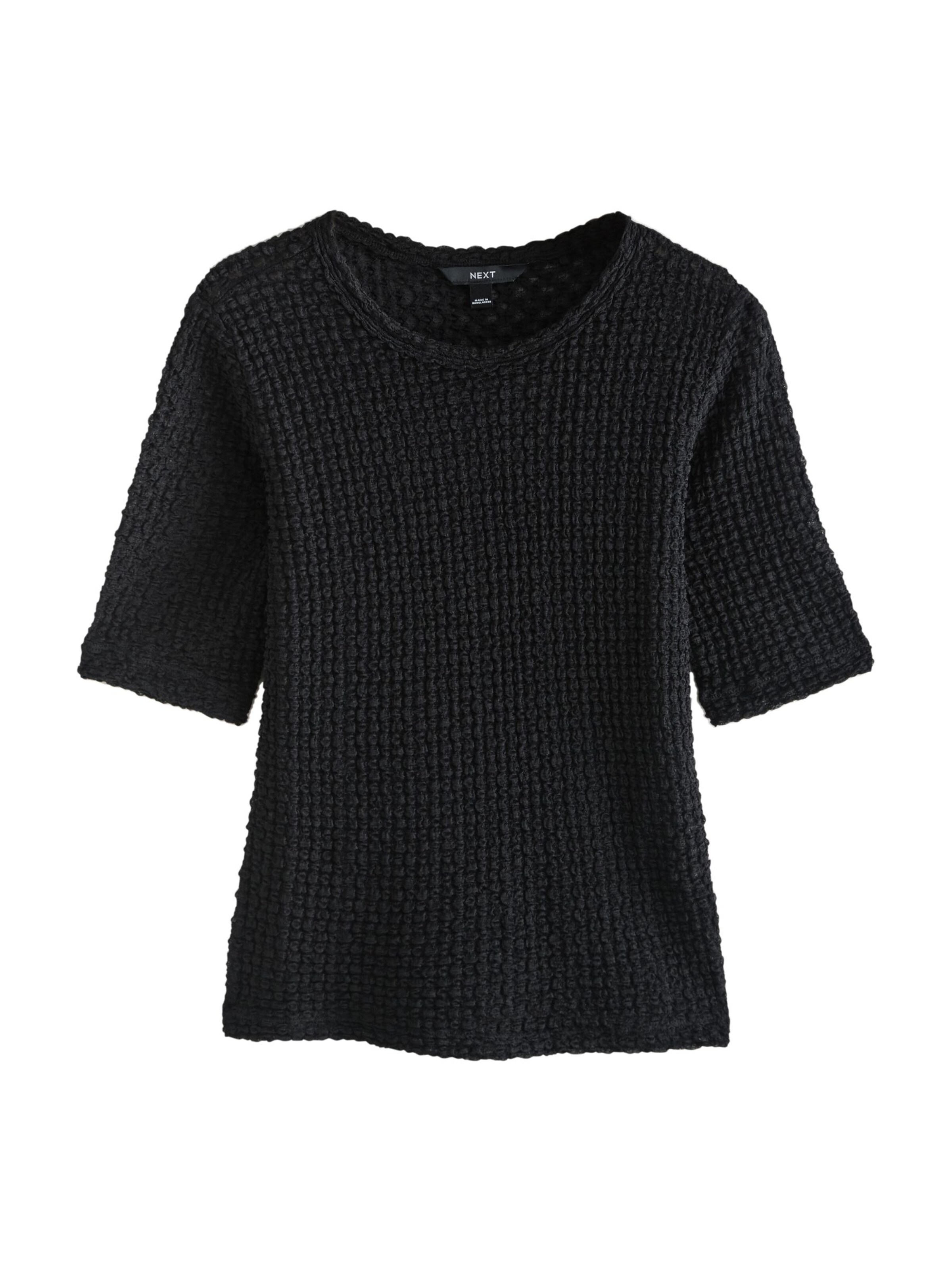 Next Tričko – černá: přední strana