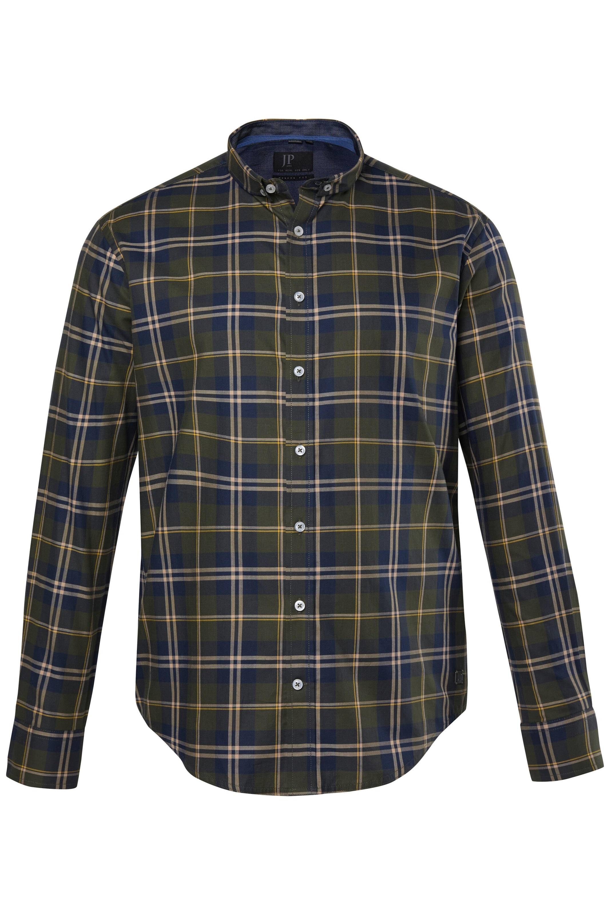 JP1880 Comfort fit Button Up Shirt in Green: front