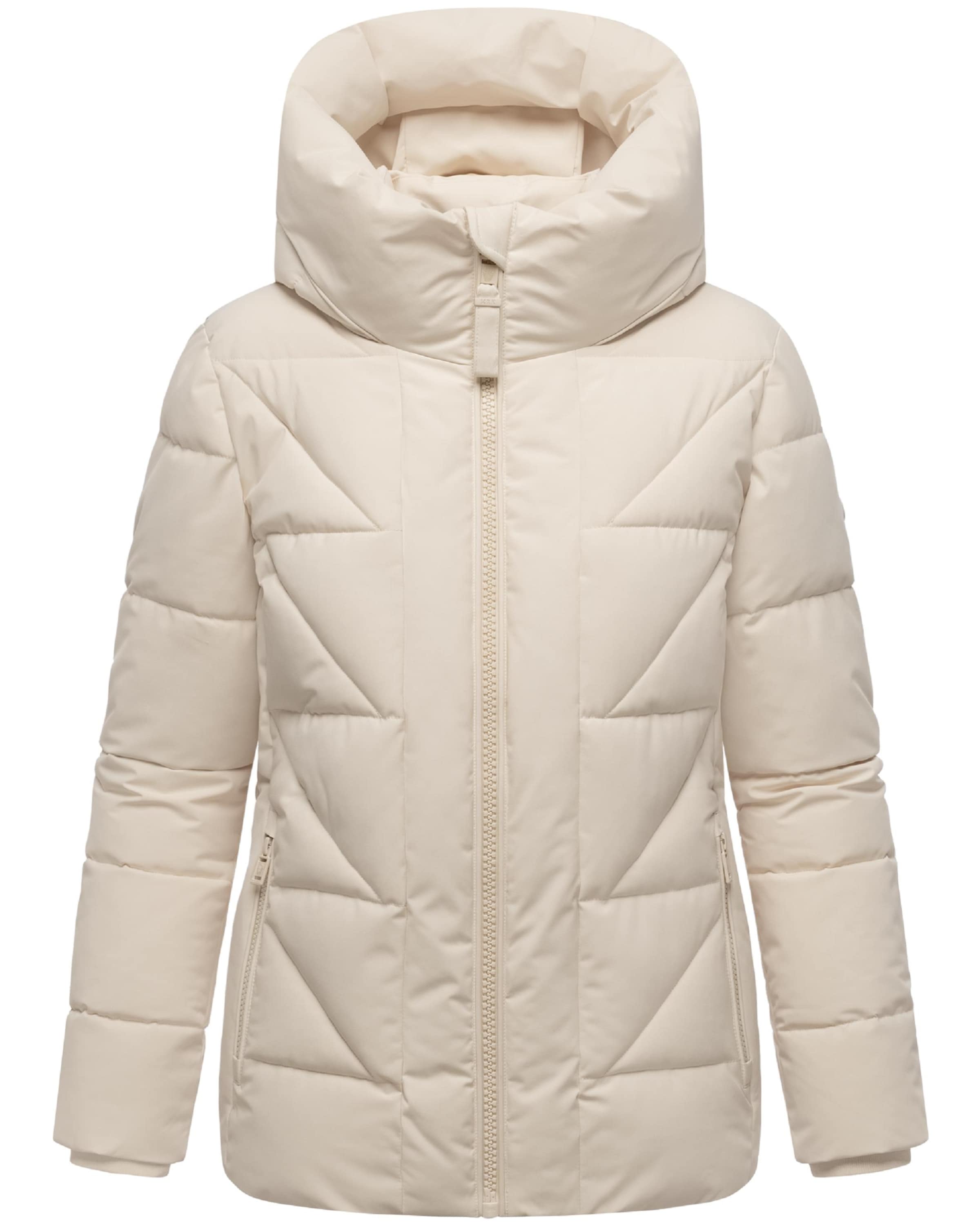 Giacca invernale 'Kuschelnasee 16' di MARIKOO in beige: frontale