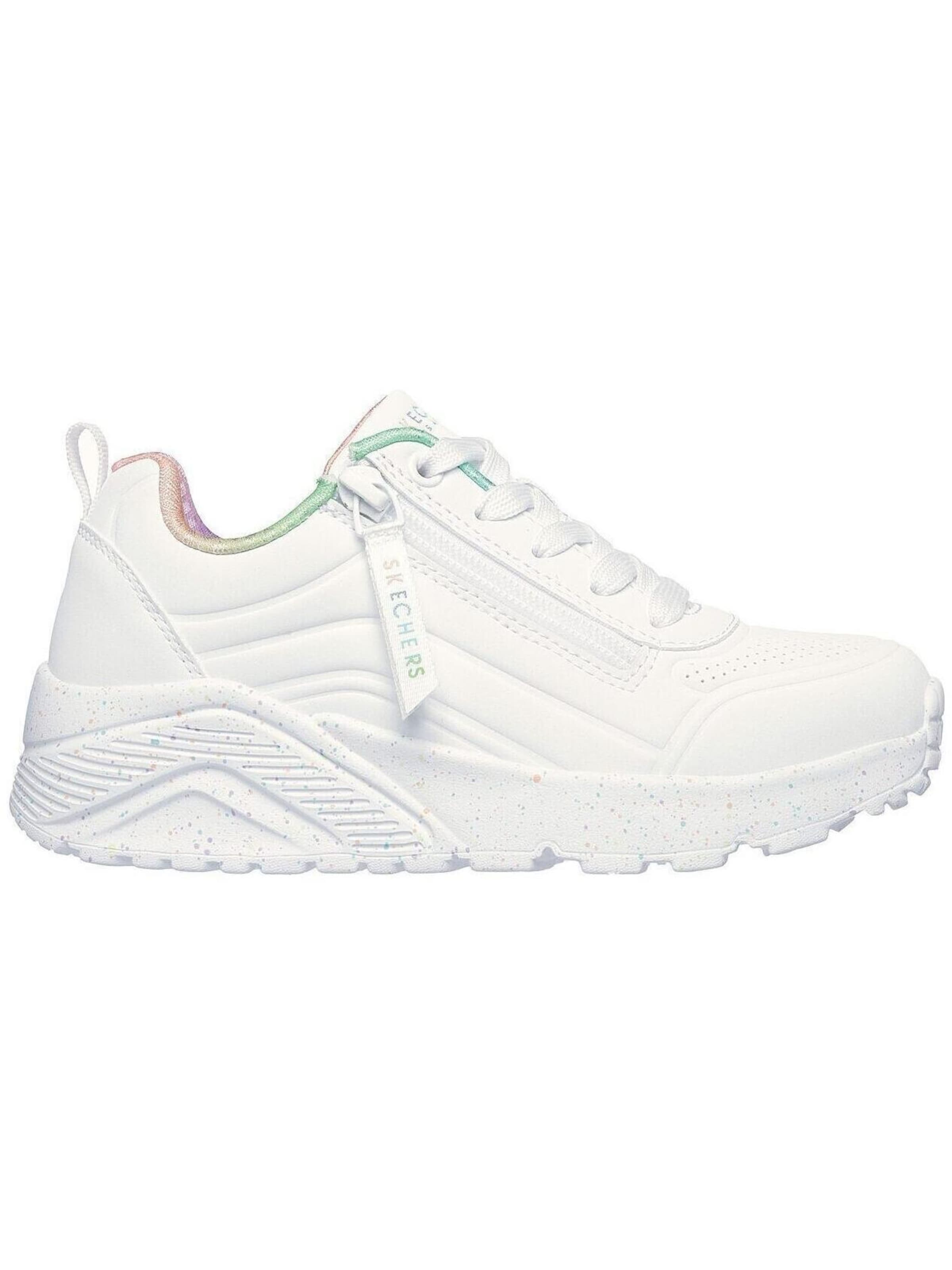 SKECHERS Sportschoen 'Skechers Uno Lite - Vivid Splash' in Wit
