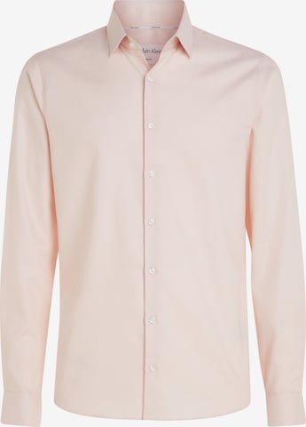 Calvin Klein Business Shirt in Beige: front