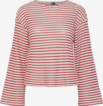 Pullover di PIECES in rosso: frontale