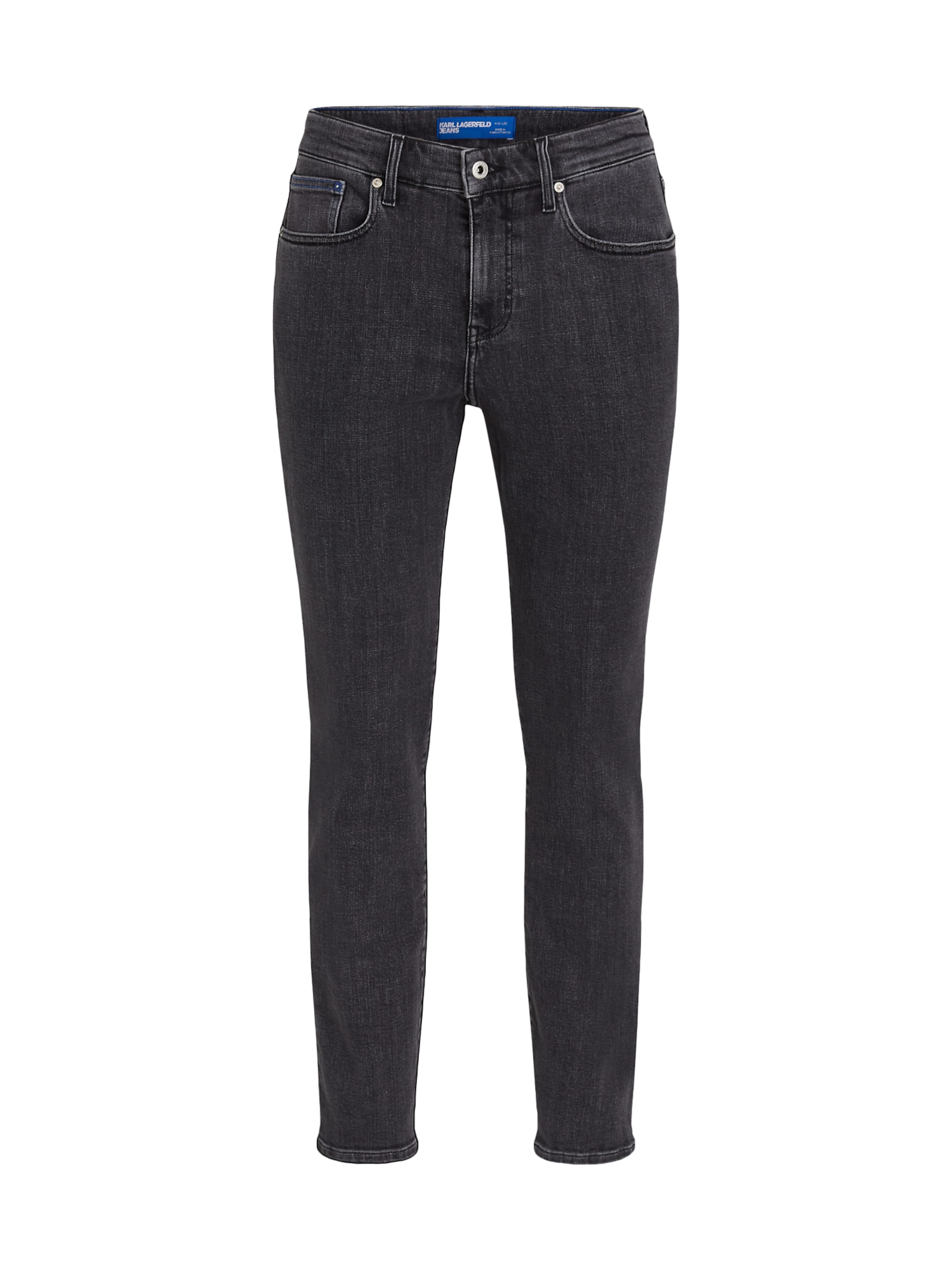 KARL LAGERFELD JEANS Skinny Jeans i svart: framsida