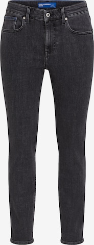 juoda KARL LAGERFELD JEANS Siauras Džinsai: priekis