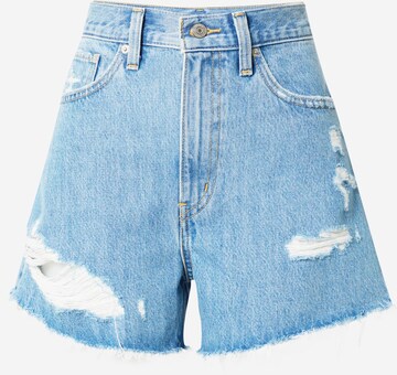 LEVI'S ® Džínsy 'High Waisted Mom Short' - Modrá: predná strana