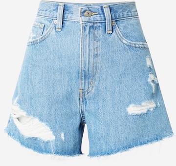 LEVI'S ® Τζιν 'High Waisted Mom Short' σε μπλε: μπροστά