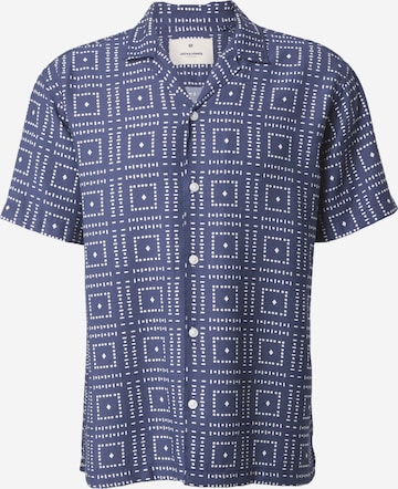 mėlyna Jack & Jones Premium Standartinis modelis Marškiniai 'JPRBLULINCOLN': priekis