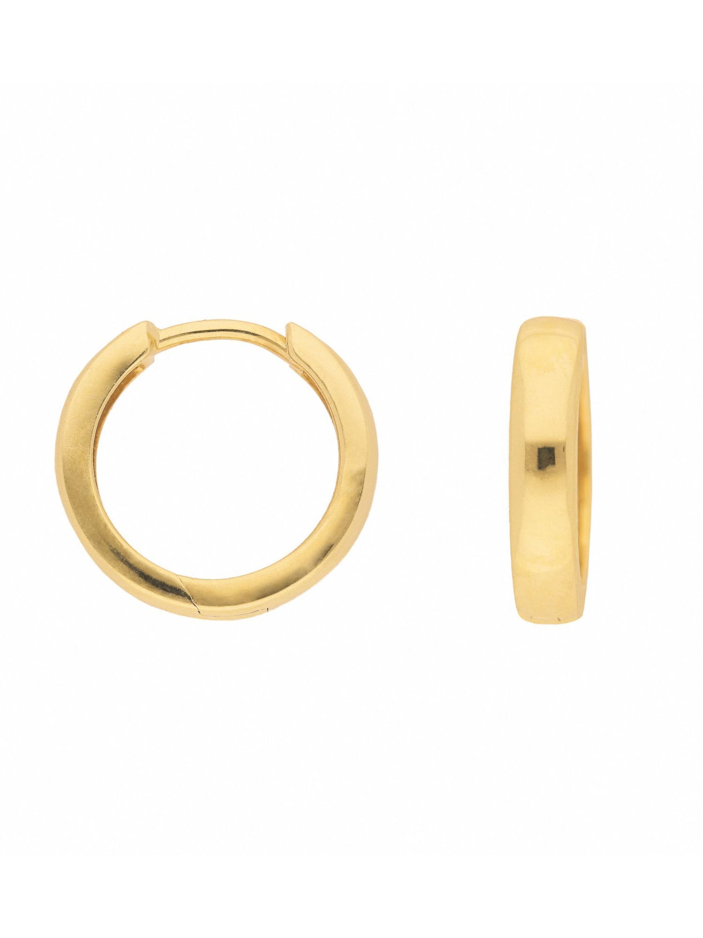 Adelia´s Ohrringe in Gold: Vorderseite