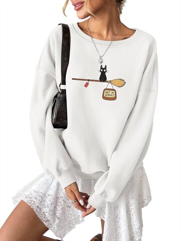 GORHEY Sweatshirt in White: front