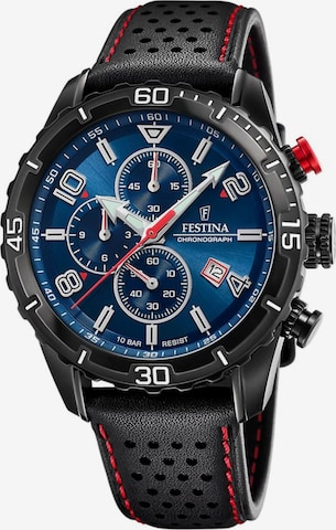 Montre à affichage analogique FESTINA en bleu : devant