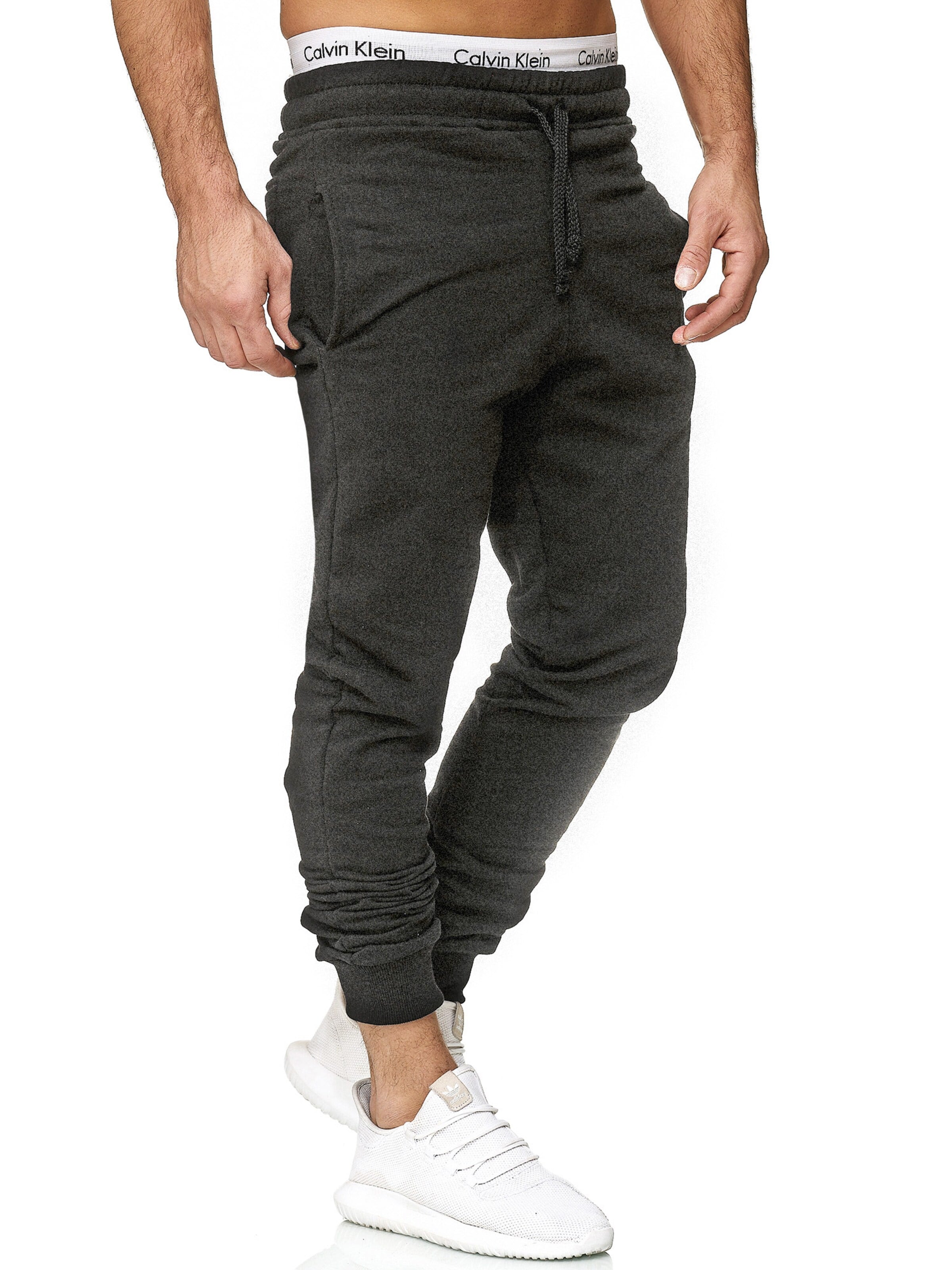 L.Gonline Regular Workout Pants in Grey: front