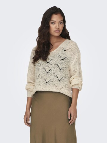 Pull-over JDY en blanc : devant
