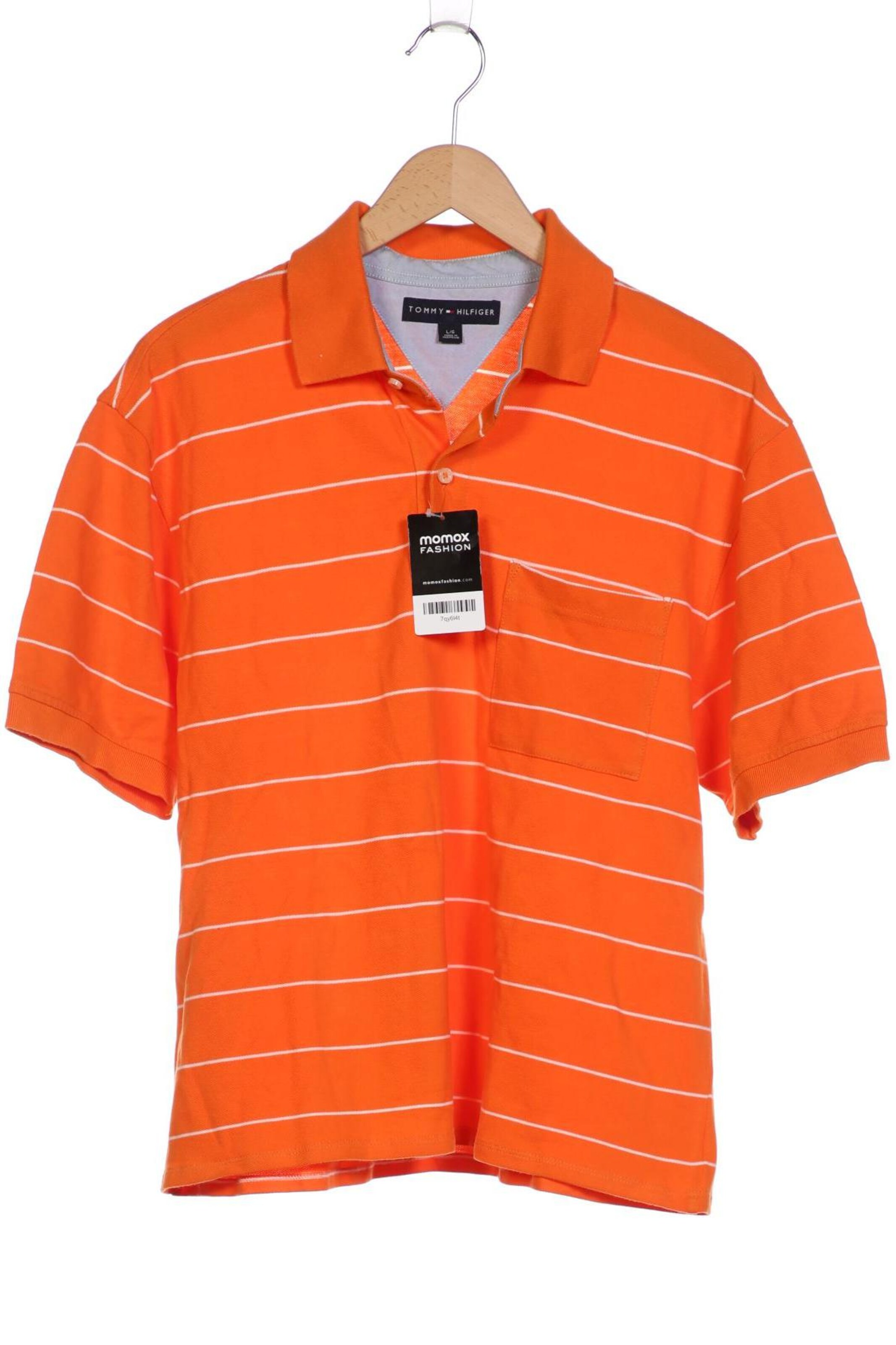 TOMMY HILFIGER Poloshirt L in Orange: Vorderseite