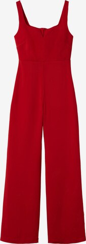 Tuta jumpsuit 'FUNK' di MANGO in rosso: frontale