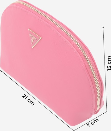 GUESS Kosmetiktasche 'Dome' in Pink