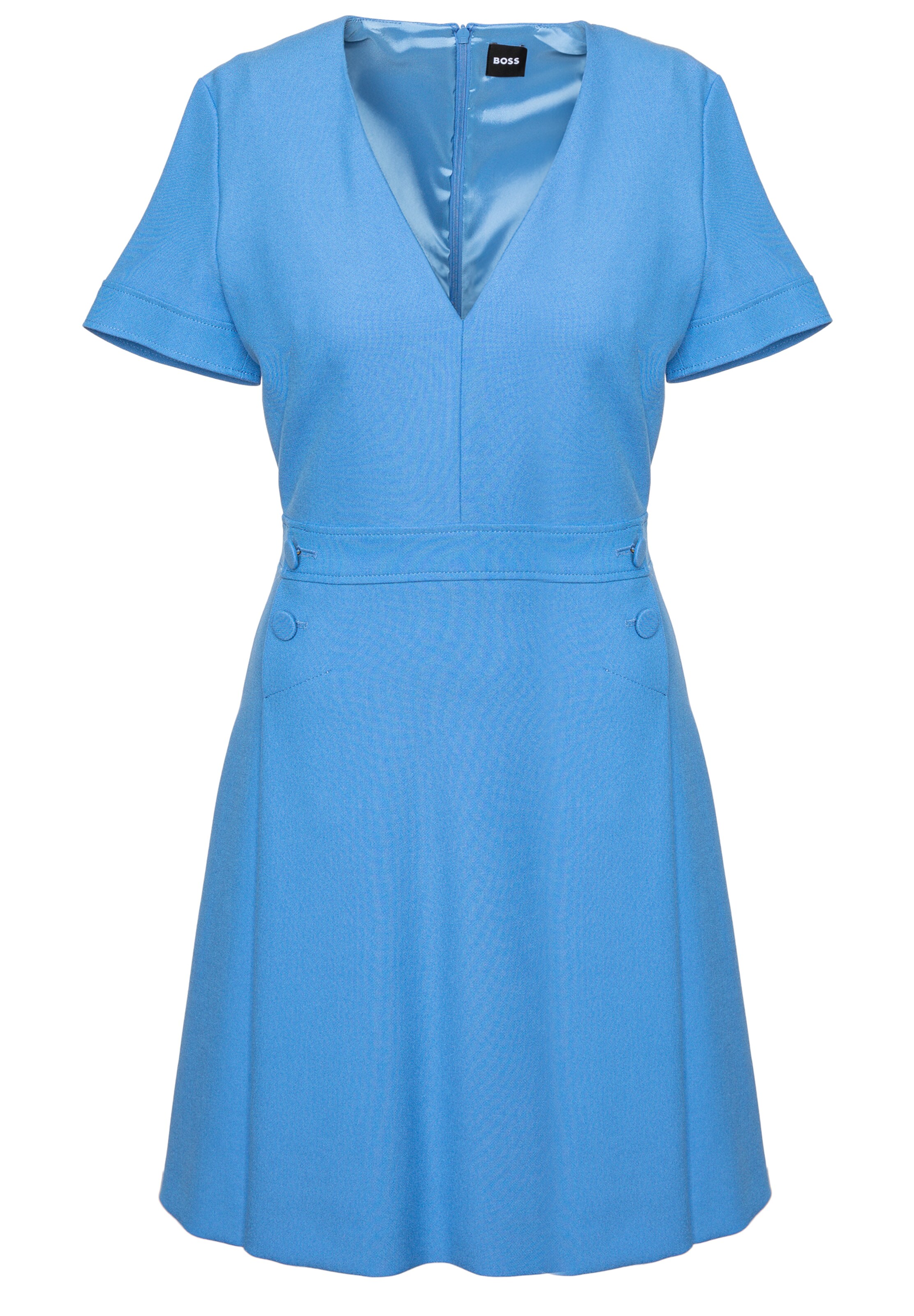 Robe 'Dahelga' BOSS en bleu : devant