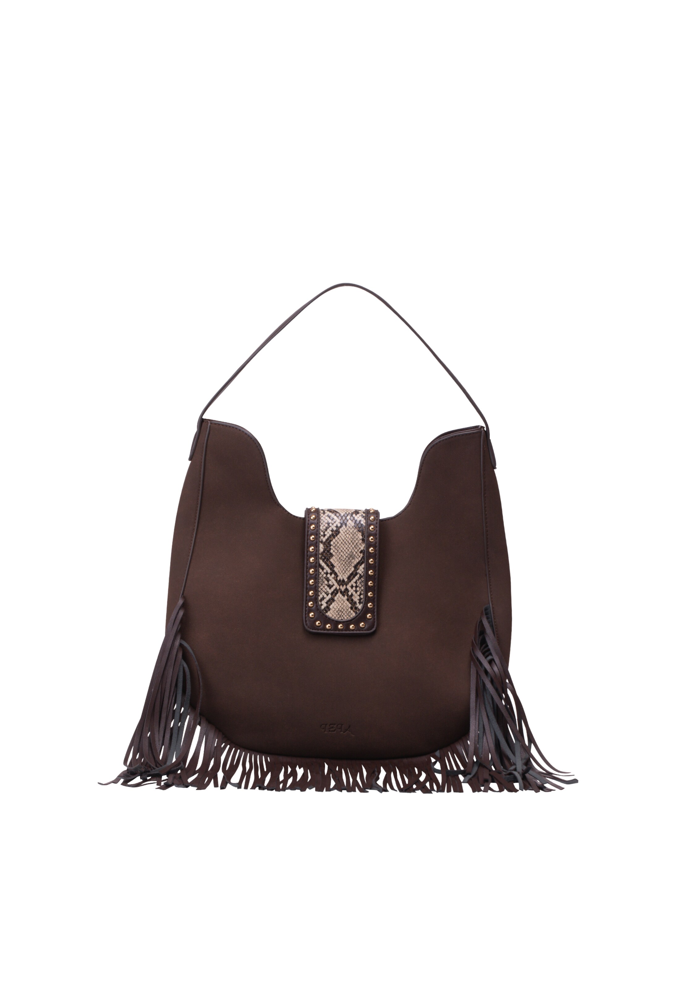 IZIA Τσάντα ώμου σε καφέ: μπροστά