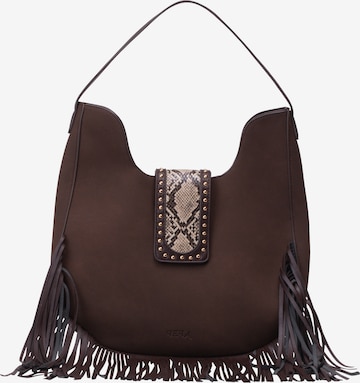 IZIA Shoulder Bag in Brown: front