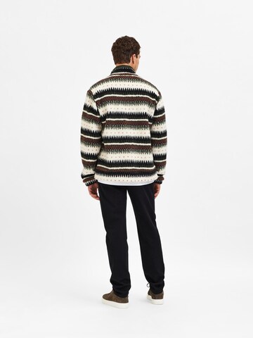 Jachetă  fleece 'Chinook' de la SELECTED HOMME pe bej