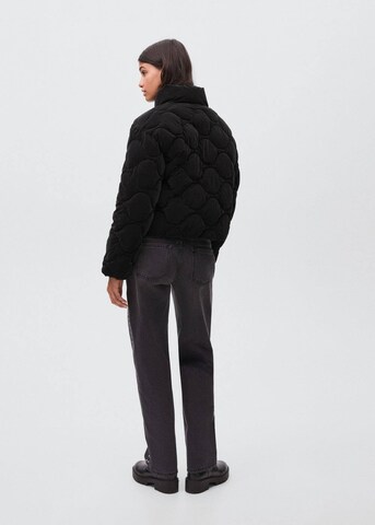 MANGO TEEN Winter Jacket 'Onion' in Black