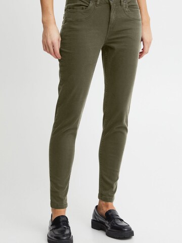 Fransa - Slimfit Vaquero en verde