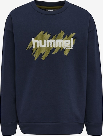 Hummel Athletic Sweatshirt 'Jarrie' in Blue: front